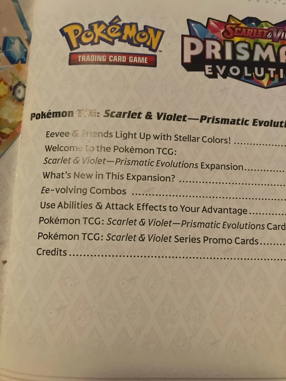 Pokemon Prismatic Evolutions Players Guide - Rainbow Pastel Colors